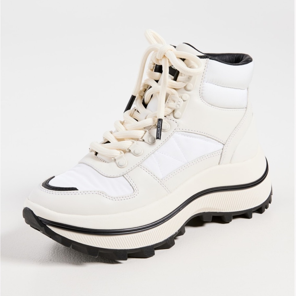 TORY BURCH
Adventure Hiker Boots In
Ivory Black women Size 6
$398
New